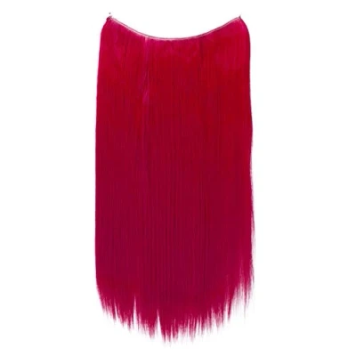 Immagine di CAISHA 50cm 1 Trama Extension Con Elastico Per Capelli Parrucchino Liscio Resistente Al Calore Rosso E109