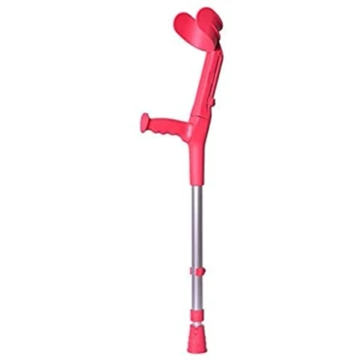 Immagine di Queraltó QA 00153/03 Stampella BCR in alluminio per bambini Doppia regolazione Rosso corallo
