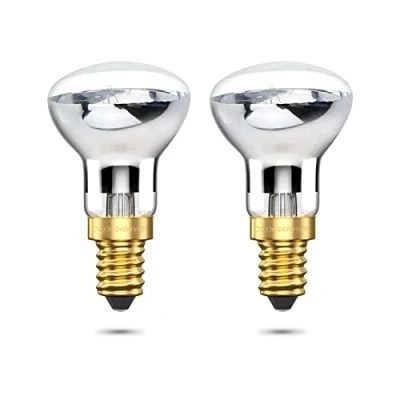 Immagine di DoRight R39 E14 Lampadine Riflettore, 25W Lampada Lava 240V Lava, Bianco Caldo 2400 2600K per Camere da Letto Lampade a Sospensione (Confezione 2)