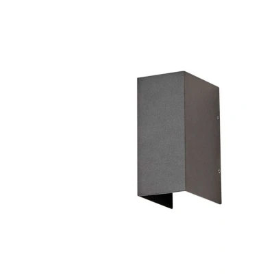 Immagine di Lucande Applique a LED Kimian, altezza 17 cm, antracite, IP54