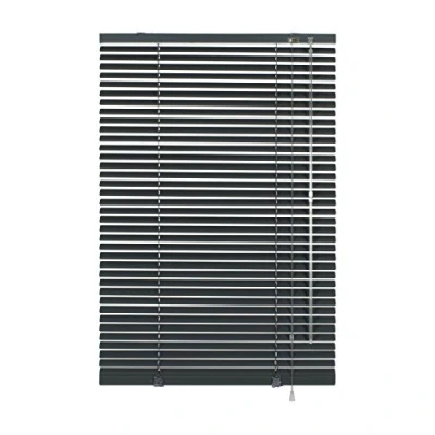 Immagine di Deco Company, 23 3130 Veneziana in Alluminio con Fissaggio a Morsetto, Per privacy, protezione da luce e sole, Kit di montaggio incluso, Oscurante alluminio, Ardesia, 80 x 220 cm (LxA)
