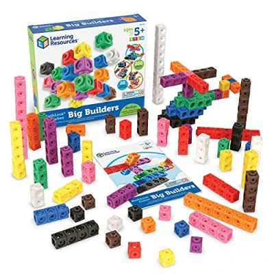 Immagine di Learning Resources Big Builders MathLink Cubes