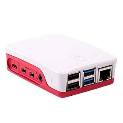 Immagine di Raspberry Pi® RPI4 CASE RW Custodia per scheda SBC Adatto per: 4 B Rosso, Bianco