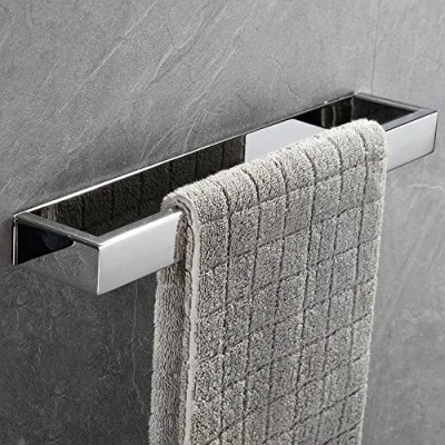 Immagine di Biutimarden Porta Asciugamani Autoadesiva in Acciaio INOX,Portasciugamani Senza Foratura 30CM Cromo Portaasciugamano da Bagno per Cucina