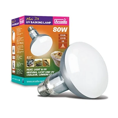 Immagine di Arcadia sma80e27 D3 UV Basking Lampada 80 Watt 2. Generazione