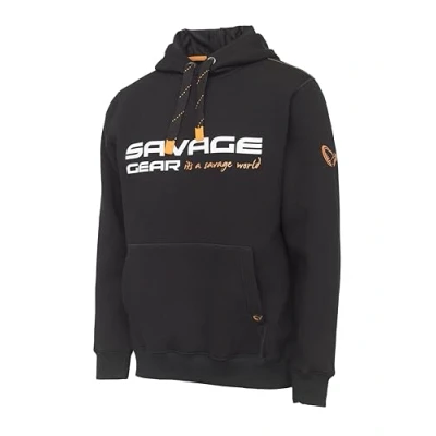 Immagine di Felpa Savage Gear Cosmo Black Ink Size XL da pesca