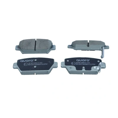 Immagine di QUARO QP1653 Kit pastiglie freno con segnalatore acustico usura MITSUBISHI: Eclipse Cross (GK_) 1.5 T Mivec 4WD, Mivec, 1.5, 4WD