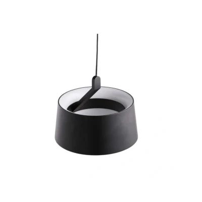 Immagine di LOOM DESIGN Lampada a sospensione Cookie, alluminio nero Ø 15 cm