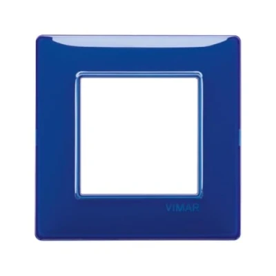 Immagine di Vimar Serie piatto Placca 2 Modulo Reflex zaffiro
