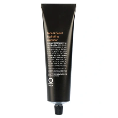 Immagine di Oway Men Face &amp; Beard Hydrating Cleanser 150ml Mousse detergente per il viso e la barba