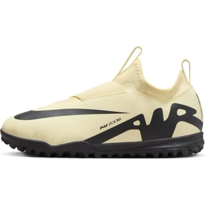 Immagine di Nike Performance JR ZOOM Mercurial Vapor 15 Academy TF Unisex Scarpe da calcetto con tacchetti per bambini, Taglia: 33.5, Lemonade/black
