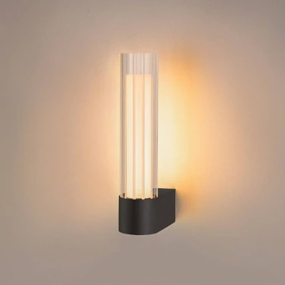 Immagine di SLV Applique LED per il bagno Lygant singola, nera, alluminio