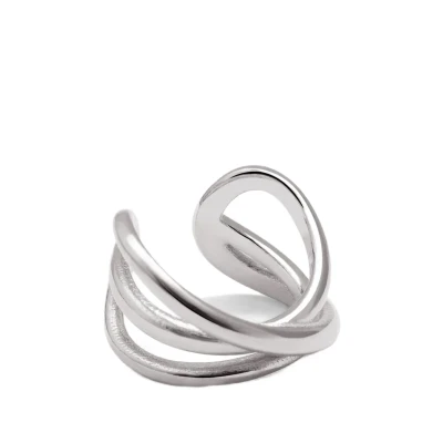 Immagine di Singularu Triple Cross Orecchini silvercoloured, Donna, Taglia: One Size, Silver coloured