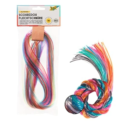 Immagine di Folia 732050 Corda trasparente con brillantini