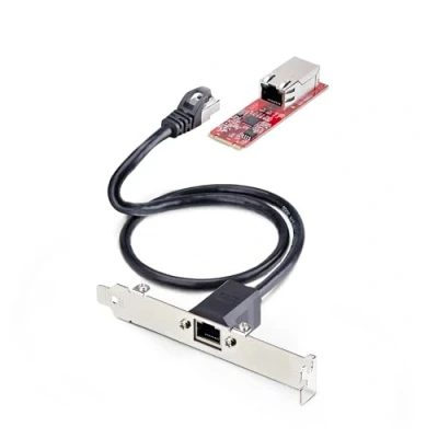 Immagine di StarTech.com Scheda di Rete M.2 a 1 porta 2.5GbE 2280, NBASE T PCIe Ethernet, Intel I225 V, Multi Gigabit, LAN per PC