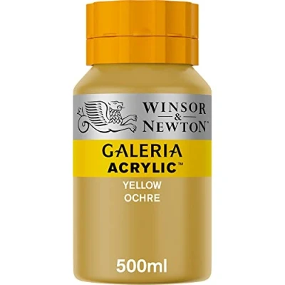Immagine di Winsor &amp; Newton Galeria Colore Acrilico 500ml Ocra Giallo