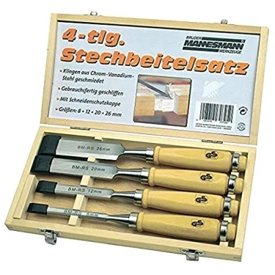 Immagine di 4 pz. Kit di scalpelli Brüder Mannesmann M66104