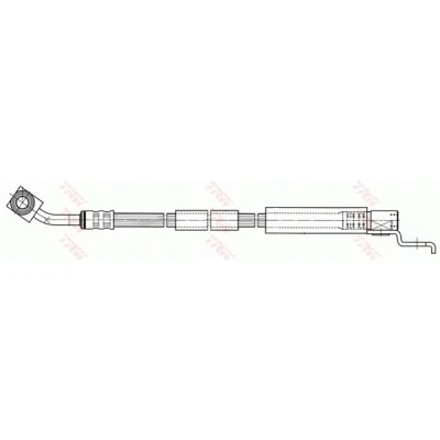Immagine di TRW PHD442 Tubi Freno 454 3/8 24 UNF JEEP: Cherokee II, WRANGLER 2