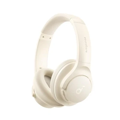 Immagine di Soundcore by Anker Q20i Cuffie Bluetooth Cancellazione Rumore Attiva Ibrida, Wireless Over Ear, 40 Ore ANC, Hi Res audio, Bassi Potenti, Personalizza con App(Ricondizionato)