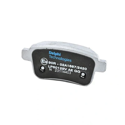 Immagine di DELPHI LP5012EV Kit pastiglie freno con lamierino anticigolío accessori RENAULT: Kangoo II / Grand Kangoo, Express