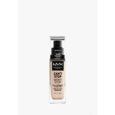 Immagine di NYX Professional Makeup Can&#039;t Stop Won&#039;t Full Coverage Fondotinta Light Porcelain 30 ml