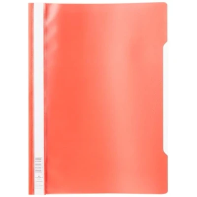 Immagine di Durable 252303 Cartellina ad Aghi Clear View, per Documenti Formato A4 Perforati, Rosso, Confezione da 25 Pezzi, Pezzi