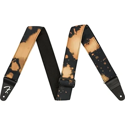 Immagine di Fender, TIE DYE ACID WASH STRAP Tracolla per chitarre in nylon, 5cm, Colore Nero