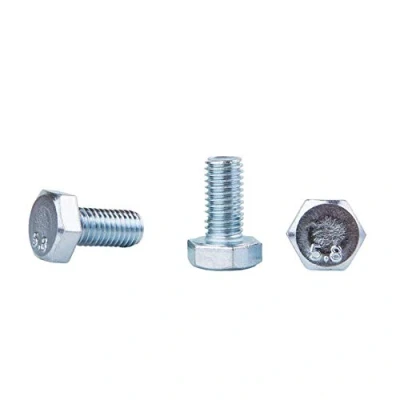 Immagine di Confezione da 30 viti esagonali DIN 933 in acciaio zincato M10 x 20 mm, completamente filettate, testa esagonale (30, mm)