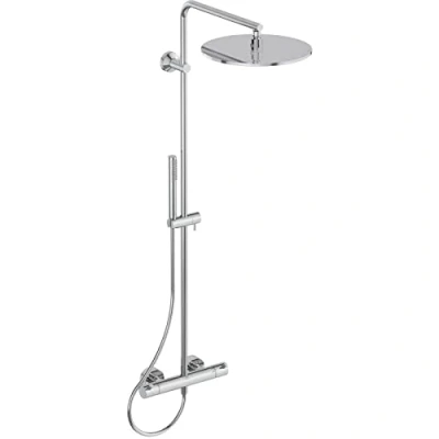 Immagine di Ideal Standard Ceratherm T125 Colonna doccia con termostatico esterno, Cromato