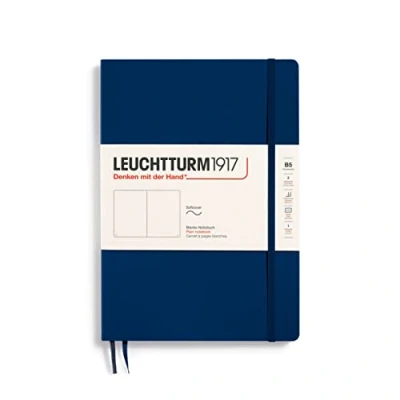 Immagine di LEUCHTTURM1917 349299 Taccuini Composition (B5), Copertina morbida, 123 pagine numerate, Bianco, Blue Mare
