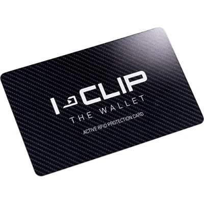 Immagine di I CLIP Scheda RFID Blocker, Nero , Wallet