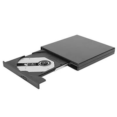 Immagine di VBESTLIFE unità Ottica Esterna, USB 2.0, Alta velocità, Portatile, masterizzatore Dvd, per Computer Laptop, Plug And Play(Nero)