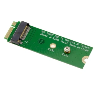 Immagine di Kalea INFORMATIQUE Adattatore M.2 per la Sostituzione di un&#039;unità SSD Compatibile con l&#039;Ultrabook Lenovo X1 Carbon M2 SATA