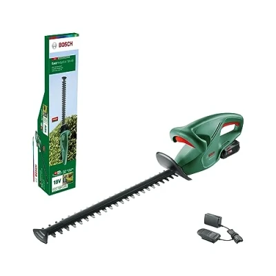 Immagine di Bosch Home and Garden Tagliasiepi a Batteria EasyHedgeCut 18 45 (Senza Batteria, Sistema da Volt, Lunghezza Barra cm, Confezione in Cartone), Verde Classico, Lama cm