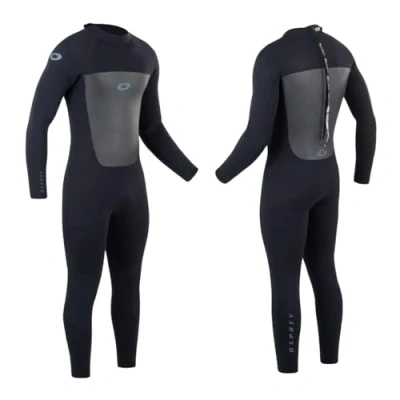 Immagine di Osprey Origin muta surf neoprene uomo invernale lunga 5 mm, Nero, Grande (L)