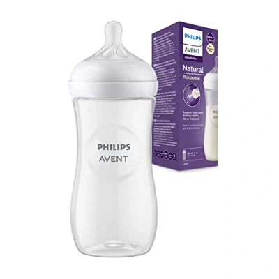 Immagine di AVENT Bib.Nat.3,0 Trasp.330ml