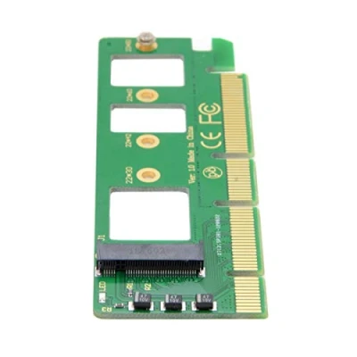 Immagine di Cablecc NGFF M Key NVME AHCI SSD a PCI E 3.0 16x x4 adattatore per XP941 SM951 PM951 A110 m6e 960 EVO