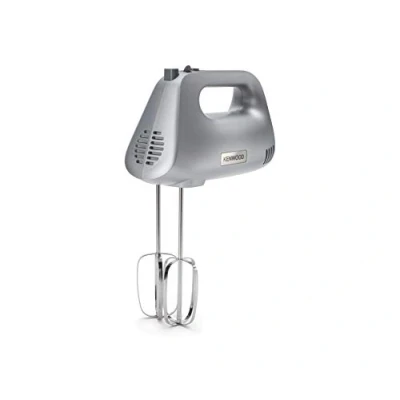 Immagine di Kenwood HMP30.A0SI Sbattitore Elettrico, Pratico e Potente, Facile Utilizzo, 5 velocità+Pulse, in Dotazione 2 ganci fruste, Tasto di Rilascio ganci/fruste, Potenza 450Watt, Plastica,Silver