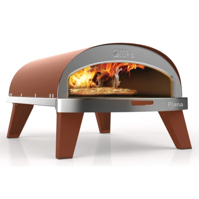 Immagine di ZiiPa Pizza Oven Piana Gas model with Thermometer Terracotta for ø 30 cm pizzas