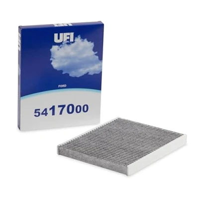 Immagine di UFI Filters, Filtro Abitacolo ai Carboni Attivi 54.170.00, per Ricambio, Adatto a Auto, Applicabile su Diversi Modelli Ford B Max, EcoSport, Fiesta, KA, Puma, Tourneo e Transit