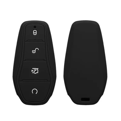 Immagine di kwmobile Cover Chiavi Auto Compatibile con BYD Atto 3 / Han/Tang/Dolphin/Yuan/Seal Custodia Protettiva Chiave Copri Telecomando Gomma Portachiave Macchina Silicone