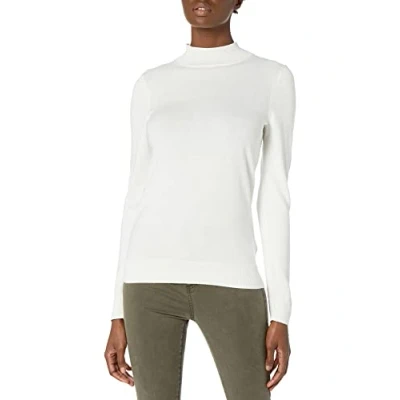 Immagine di Amazon Essentials Maglione Leggero con Collo a Lupetto (Disponibile in Taglie Forti) Donna, Avorio, S