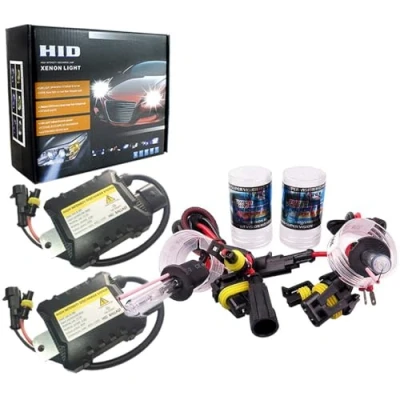 Immagine di PolarLander 1 Paio Kit Xenon Nascosto CANBUS Faro per Auto Slim Ballast Lampadina allo Xeno Conversione H3 Temperatura di Colore 6000K