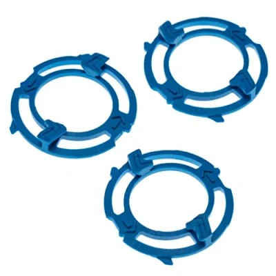 Immagine di vhbw 3x supporto per testina di rasatura compatibile con Philips S5570, S5572, S5600, S5620, S5651, S5672, S5700, S5720, S5750 rasoio elettrico, blu