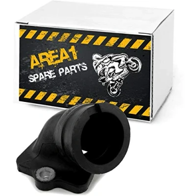 Immagine di Area1 Collettore di aspirazione ricambio 125/150/180 ccm 2 tempi, compatibile con scooter Typhoon 125 X, Hexagon Skipper SKR TPH 150 Runner 125/180 FX FXR SR125