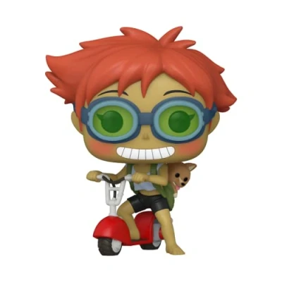 Immagine di Funko POP! Animation: Cowboy Bebop Edward Wong Hau Pepelu Tivrusky IV On Scooter With Ein Figura in Vinile da Collezione Idea Regalo Merchandising Ufficiale Giocattoli per Bambini e Adulti