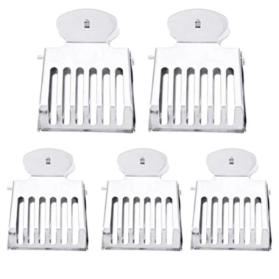 Immagine di Zerodis Apicoltura Queen Bee Cage Catcher Clips Acciaio Inox Apicoltore Catching Tool Attrezzatura Apicoltore(5 Pezzi x Batch Clip)