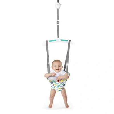 Immagine di Bright Starts Playful Parade Door Jumper Per Bambini Con Cinghia Regolabile, Multicolore, Dai 6 Mesi In Su