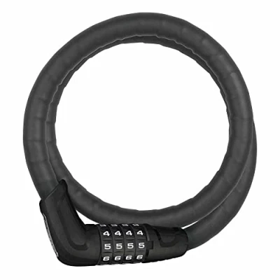 Immagine di ABUS serratura a cavo corazzato Steel O Flex Tresorflex 6615C staffa SCMU combinazione in d&#039;acciaio con armatura manicotti livello di sicurezza 5 85 cm