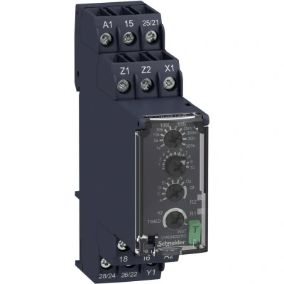 Immagine di Schneider Electric RE22R2MYMR Relè temporizzato Multifunzionale 1 pz. Intervallo di tempo: 0.05 s 300 h 2 scambi